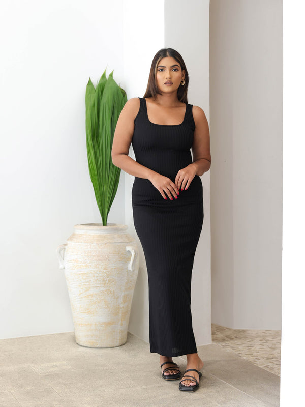 Square Neck Maxi Dress