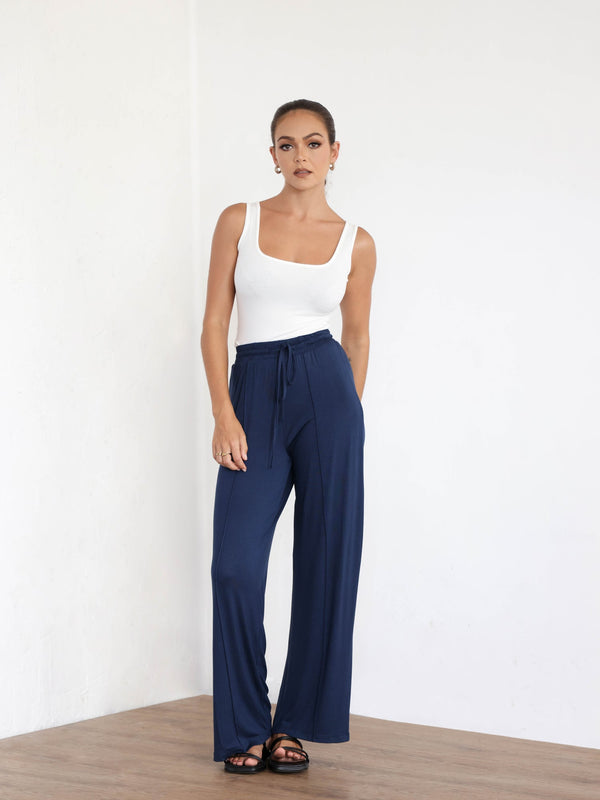 Pin Tuck Detailed Drawstring Pant