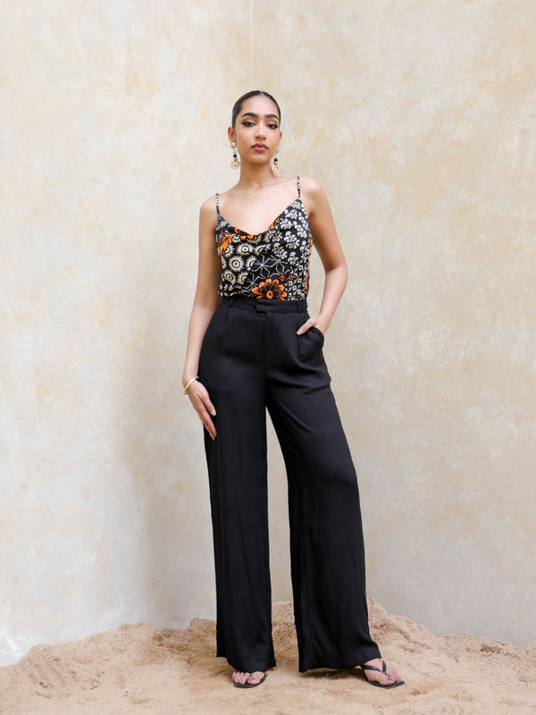 High Waist Wide Leg Pant