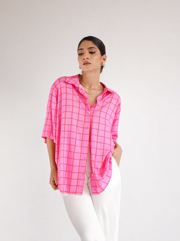 Oversized Printed Shirt