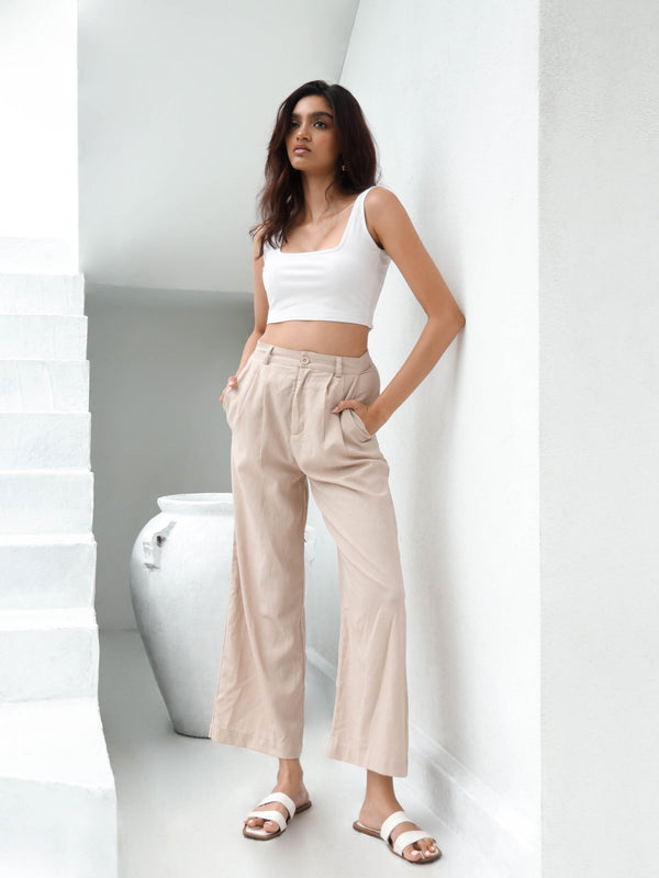 Linen Culet Pant