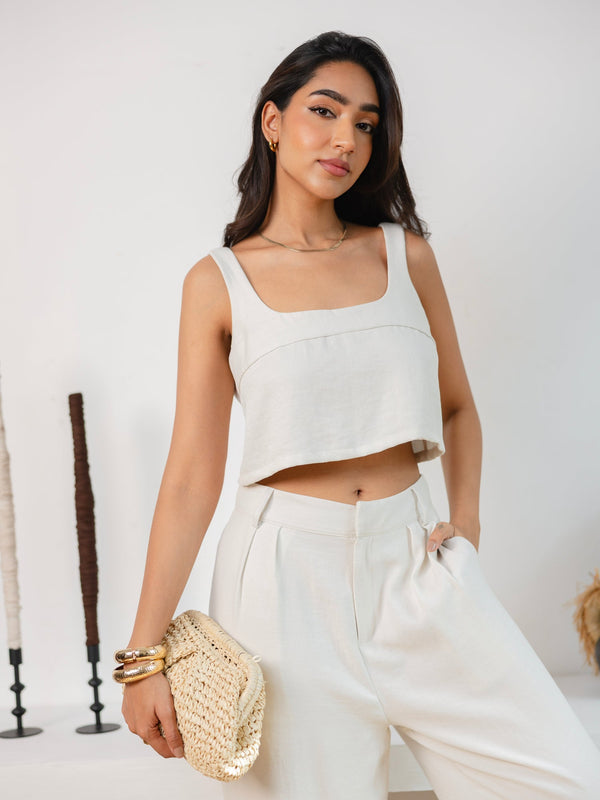 Square Neck Loose Fitted Top